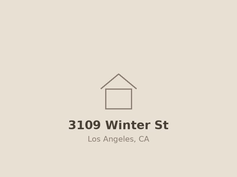 3109 Winter St